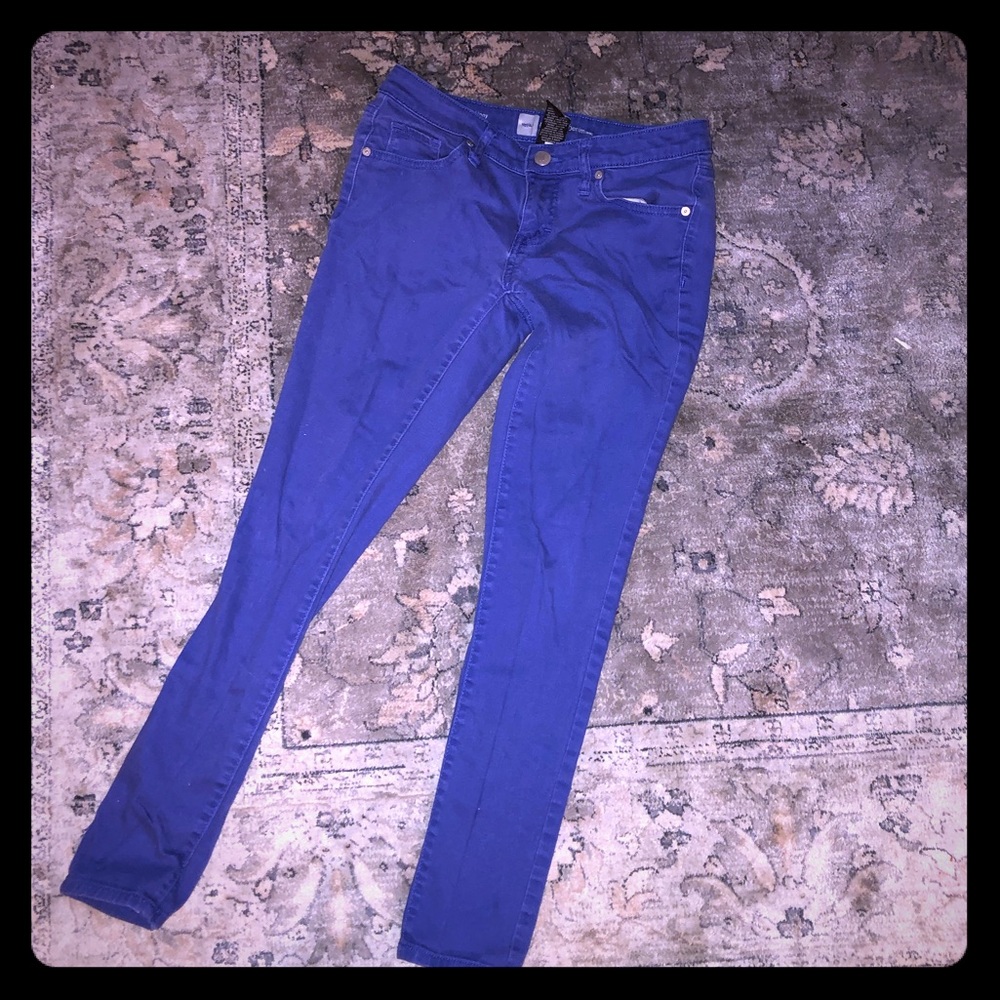 Colbalt Blue Colored Jeans (4)